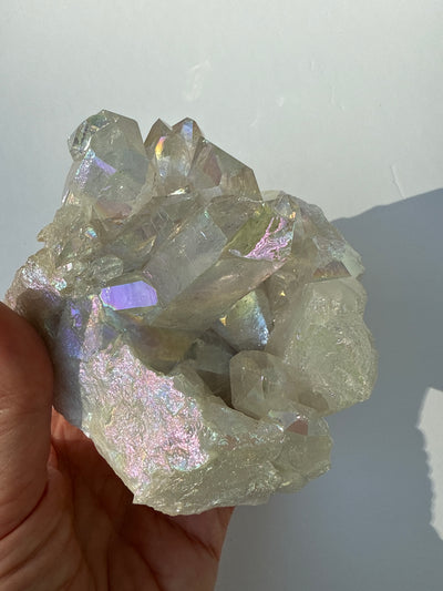Harmonizing Angel Aura Quartz Cluster 14