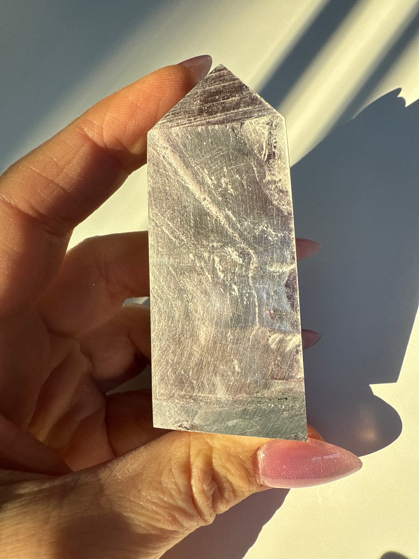 Rare Lepidolite Obelisk 23