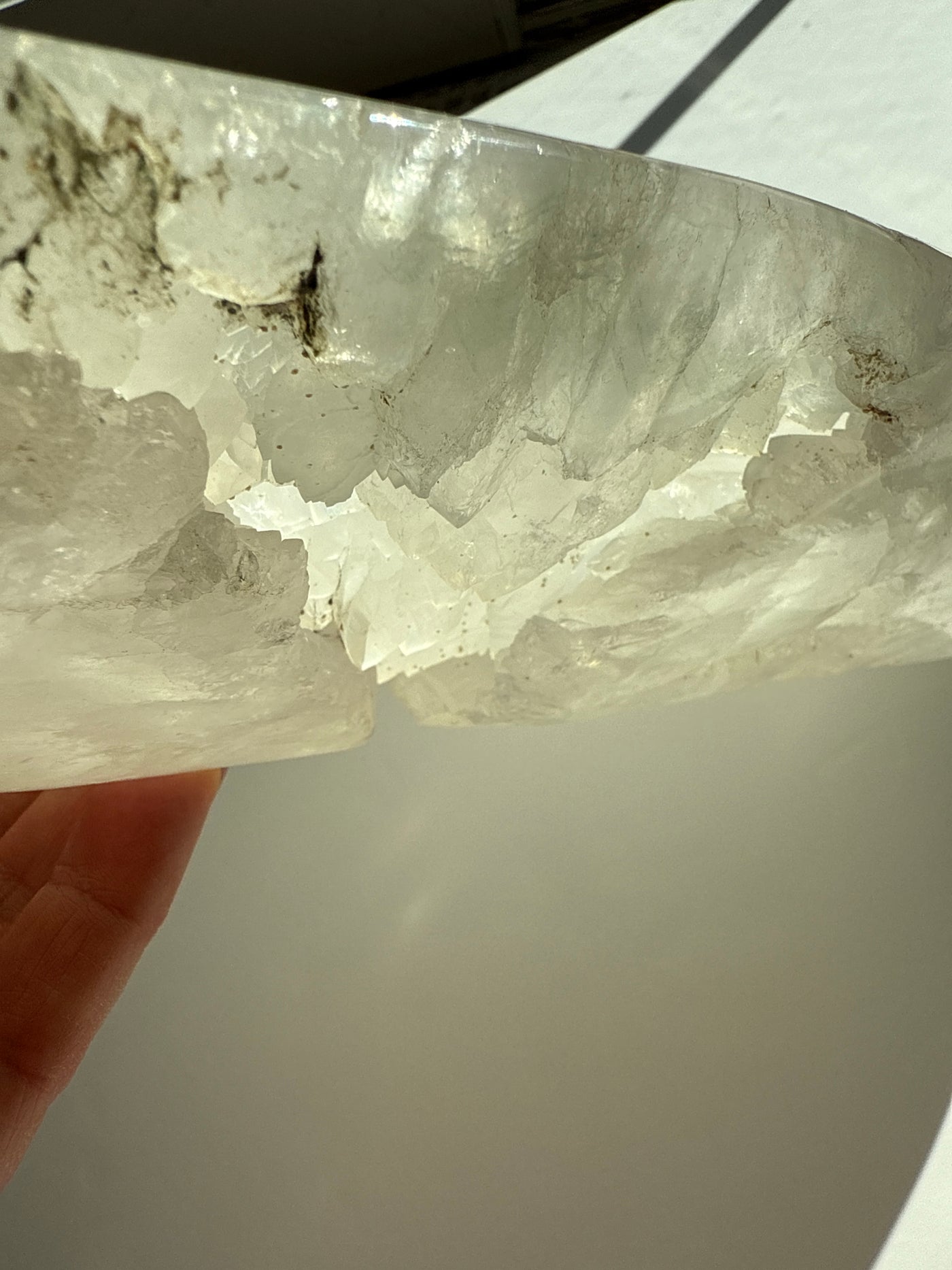 Pink Amethyst and Quartz Bowl 1