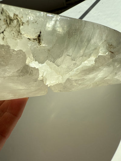 Pink Amethyst and Quartz Bowl 1