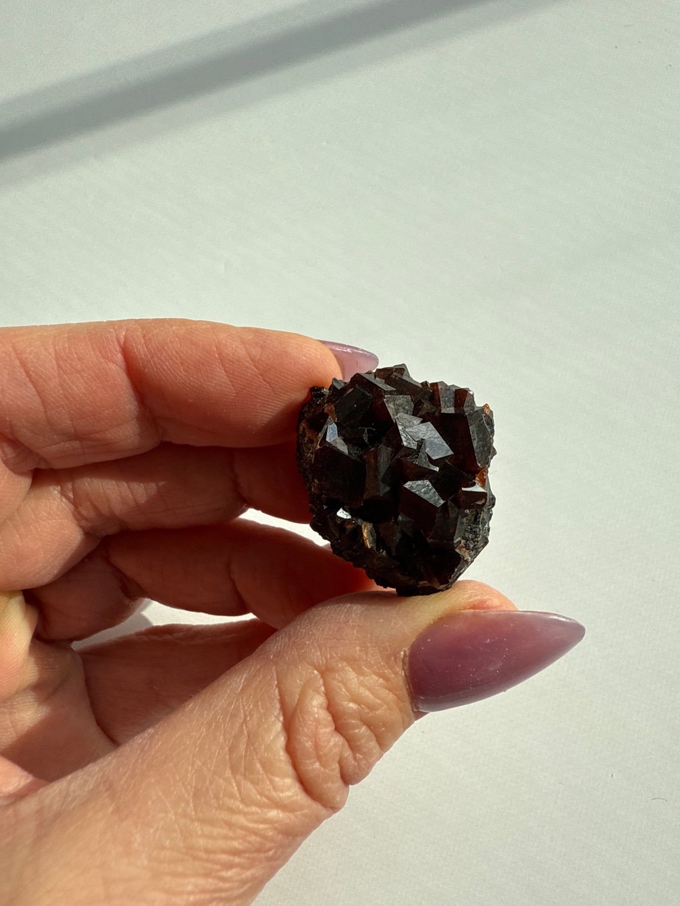 Faceted Garnet personal Piece