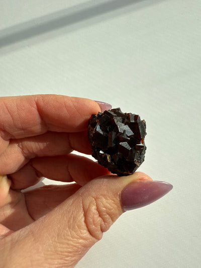 Faceted Garnet personal Piece