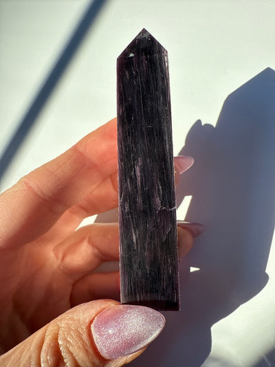 Rare Lepidolite Obelisk 29
