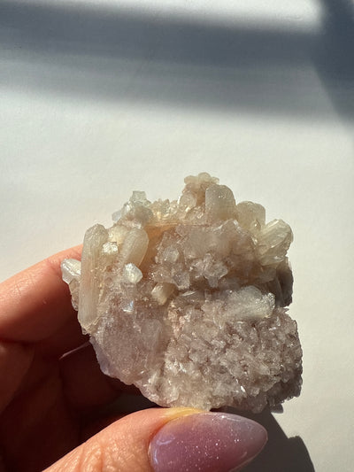 Zeolite Piece 129 - Pink Apophyllite and Stillbite
