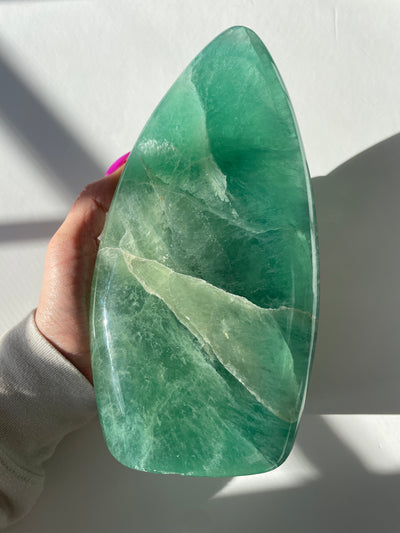 Green Fluorite Freeform 1