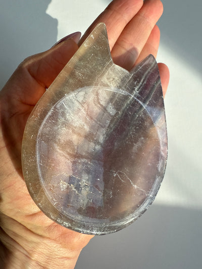 Fluorite Cat Bowl 2