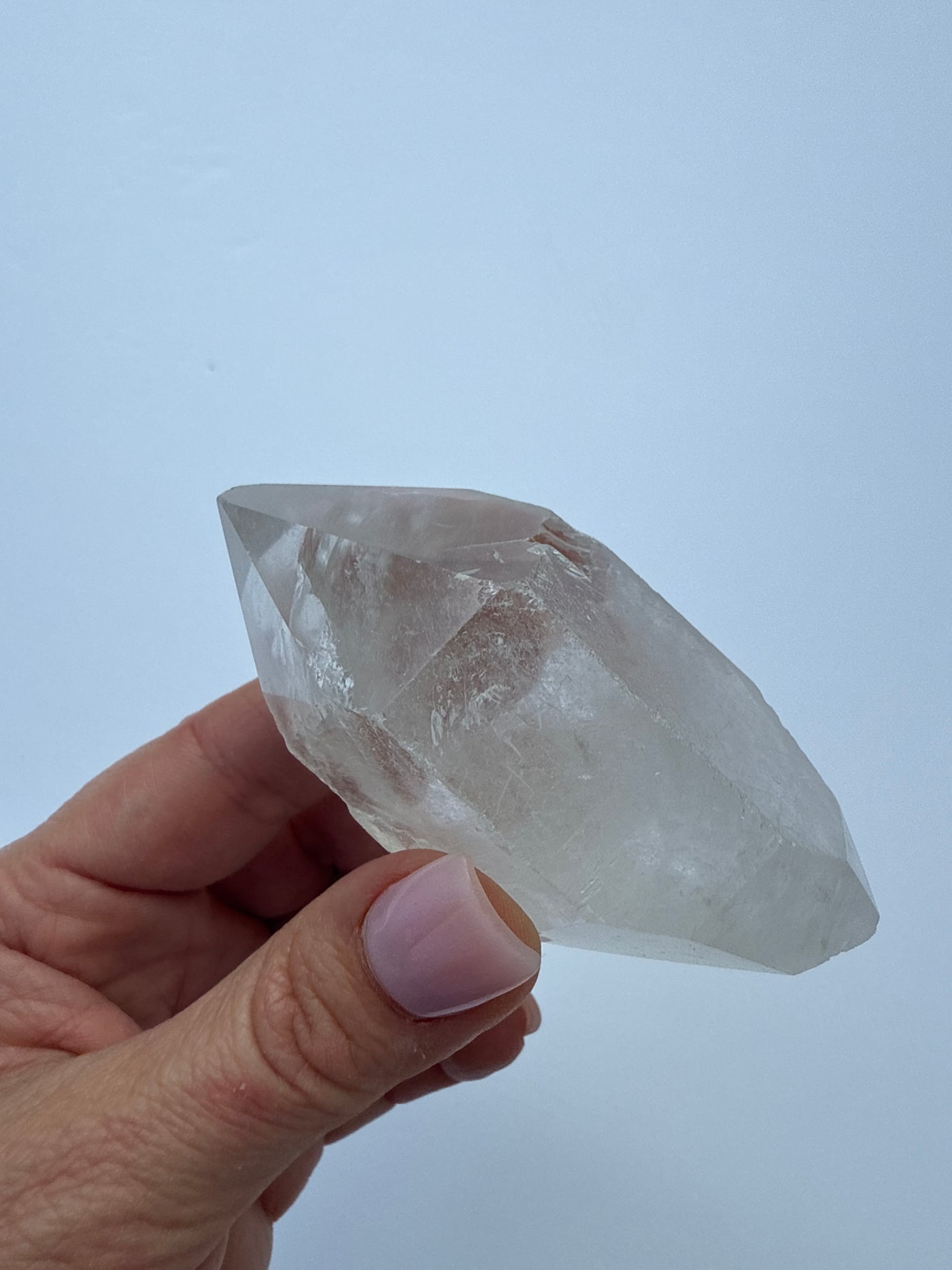 Double Terminated Clear Quartz Lemurian Piece 9