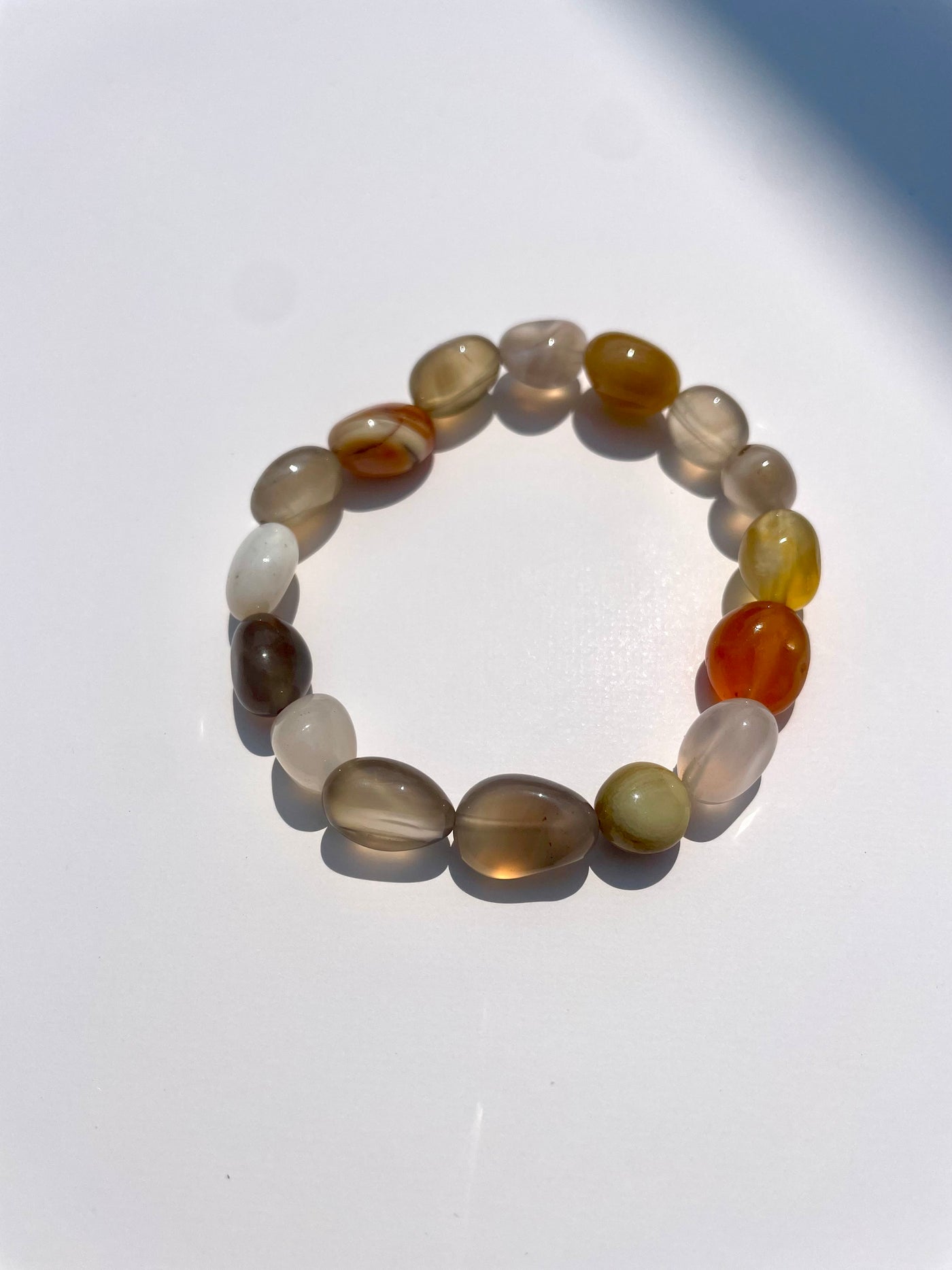 Botswana Agate Nugget Bracelet 6-7mm