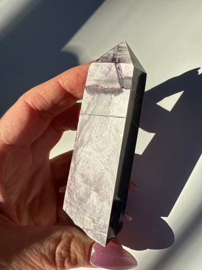 Rare Lepidolite Obelisk 21