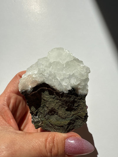 Zeolite Piece 68 - Apophyllite on Chalcedony