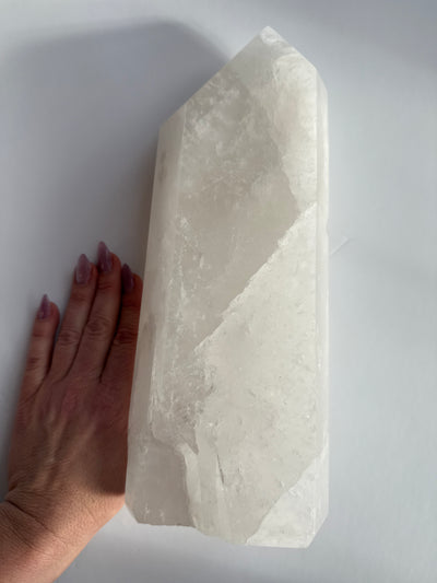 Clear Quartz Statement Tower
