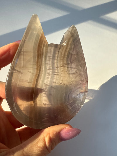Fluorite Cat Bowl 6