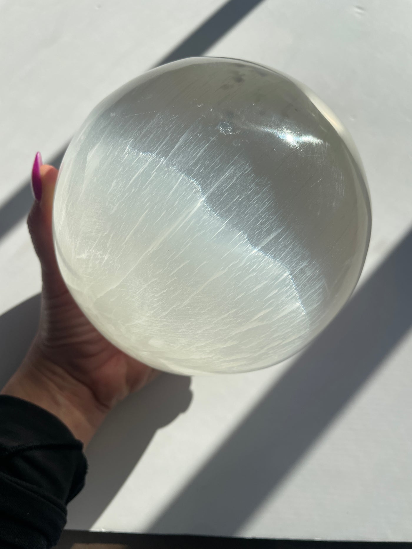 XL Selenite Sphere 15cm