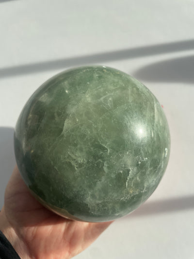 Green Fluorite Sphere 1