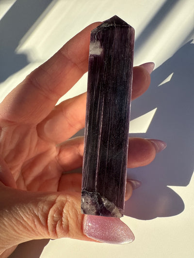 Rare Lepidolite Obelisk 17