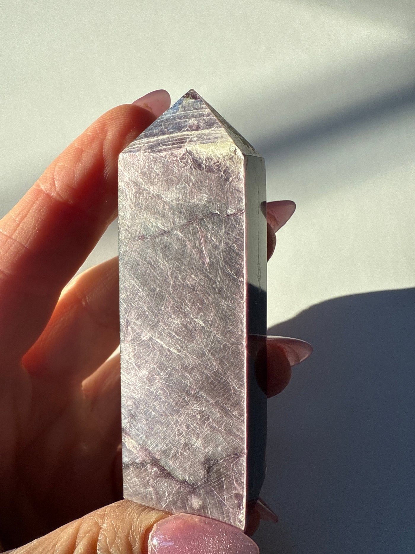 Rare Lepidolite Obelisk 24