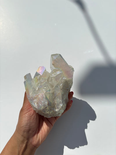Harmonizing Angel Aura Quartz Cluster 3