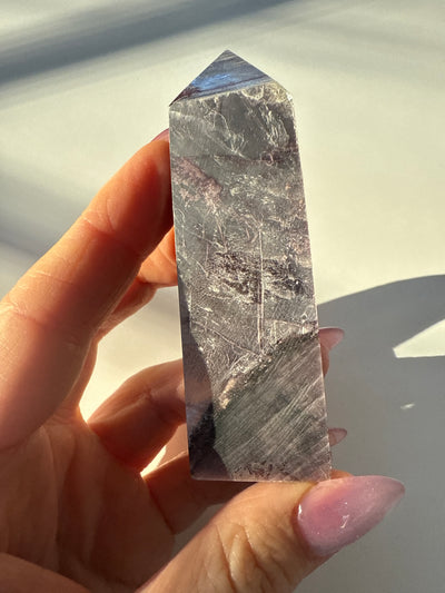 Rare Lepidolite Obelisk 2