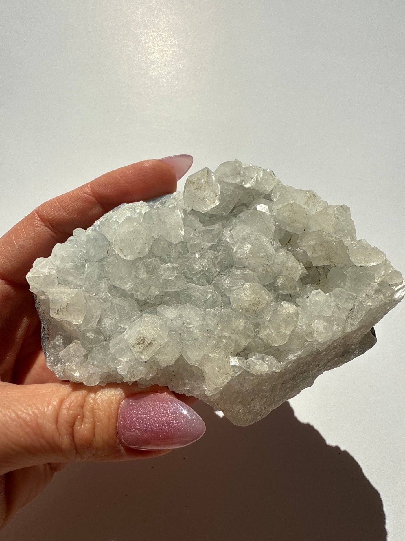Zeolite Piece 45 - Apophyllite on Chalcedony