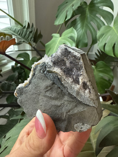 Amethyst Druzy Raw Piece 34