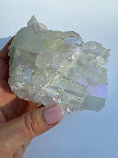 Harmonizing Angel Aura Quartz Cluster 10