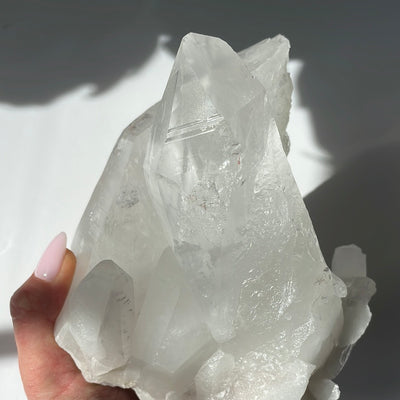 Lemurian Clear Quartz Cluster