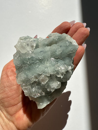 Zeolite Piece 78 - Apophyllite on Chalcedony