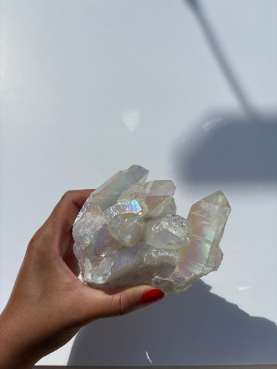 Harmonizing Angel Aura Quartz Cluster 3