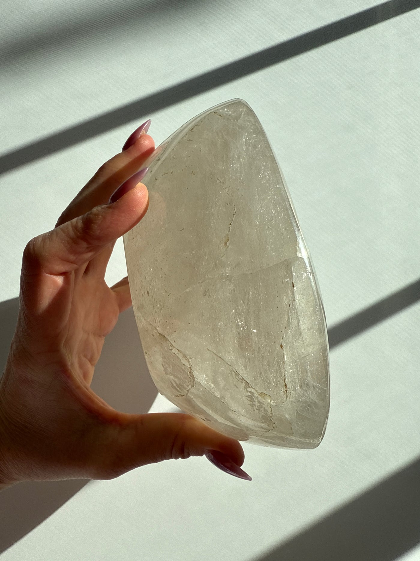 Master Healer Clear Quartz with Smoky Quartz Qualities Bowl  3