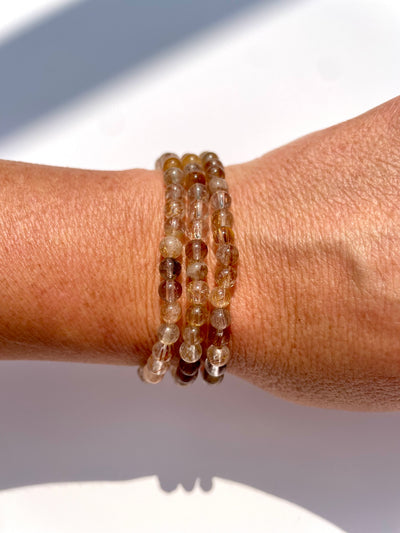 Copper Rutile Bracelet 5mm