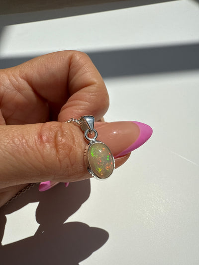 Ethiopian Opal Statement Necklace 4