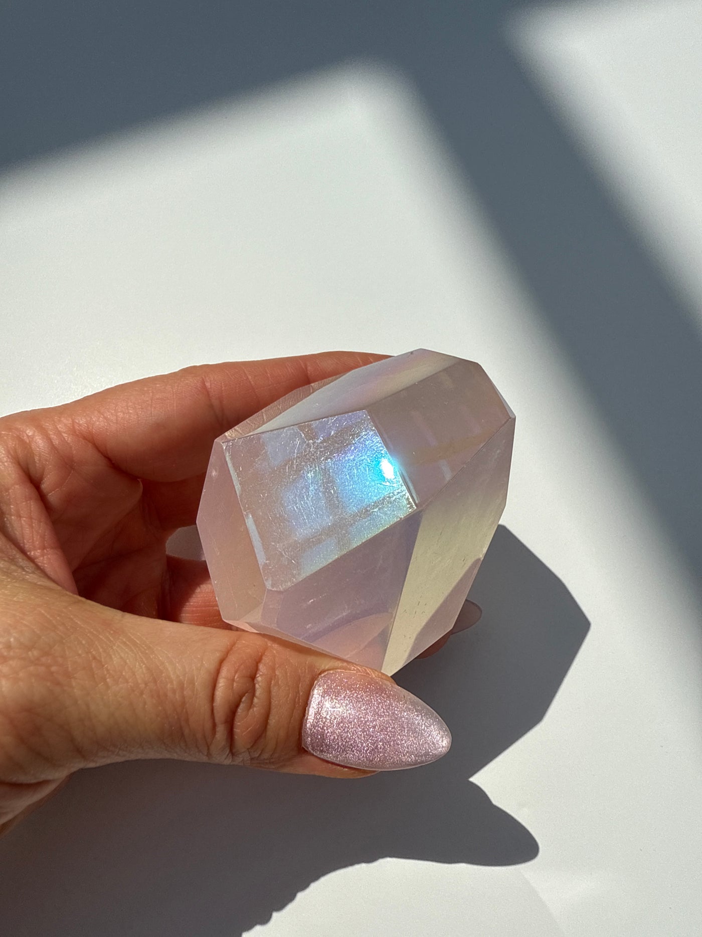 Aura Rose Quartz Piece 18