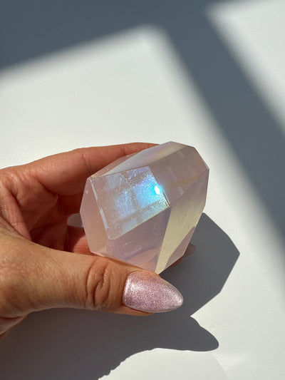 Aura Rose Quartz Piece 18
