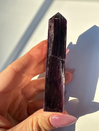 Rare Lepidolite Obelisk 30