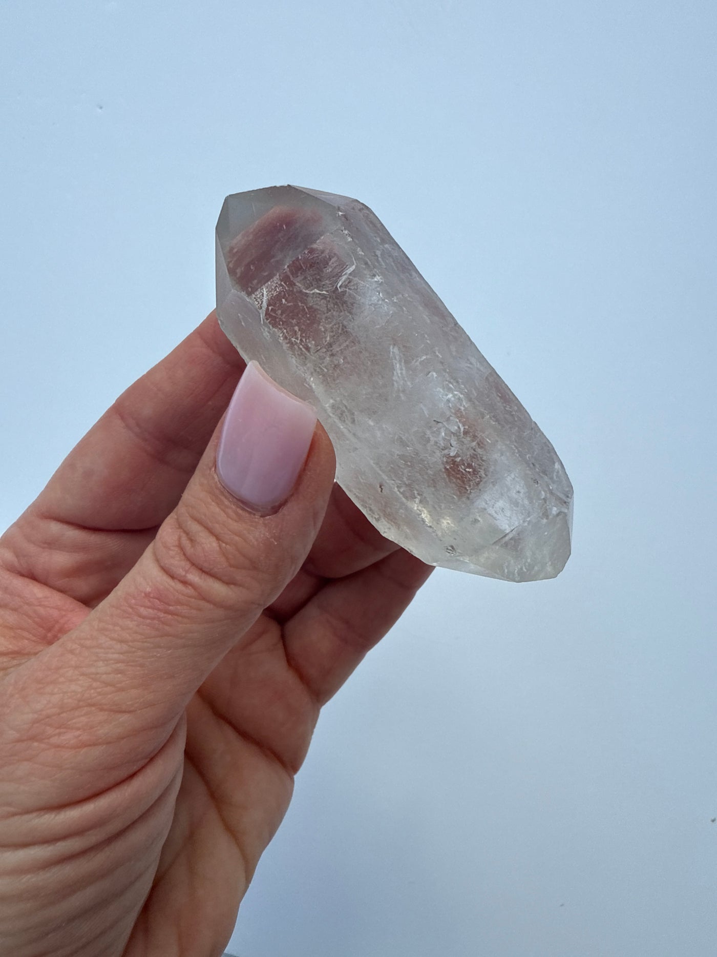 Double Terminated Clear Quartz Lemurian Piece 12