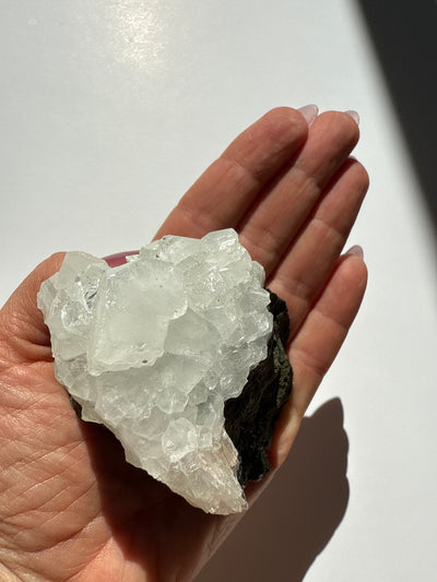 Zeolite Piece 68 - Apophyllite on Chalcedony