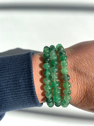 Green Lepidolite Bracelet