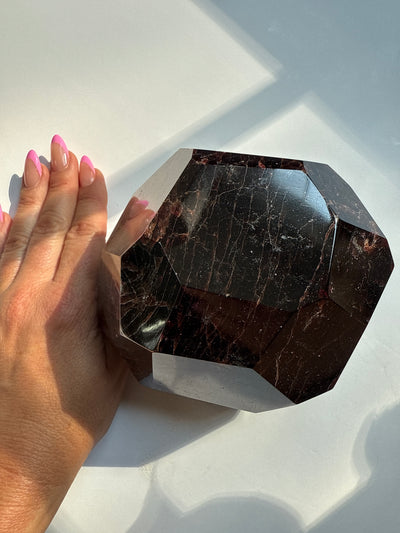 Faceted Garnet Showcase Piece 9