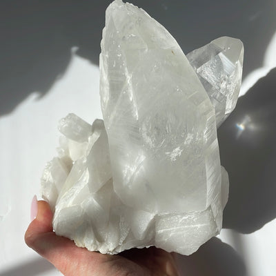 Lemurian Clear Quartz Cluster