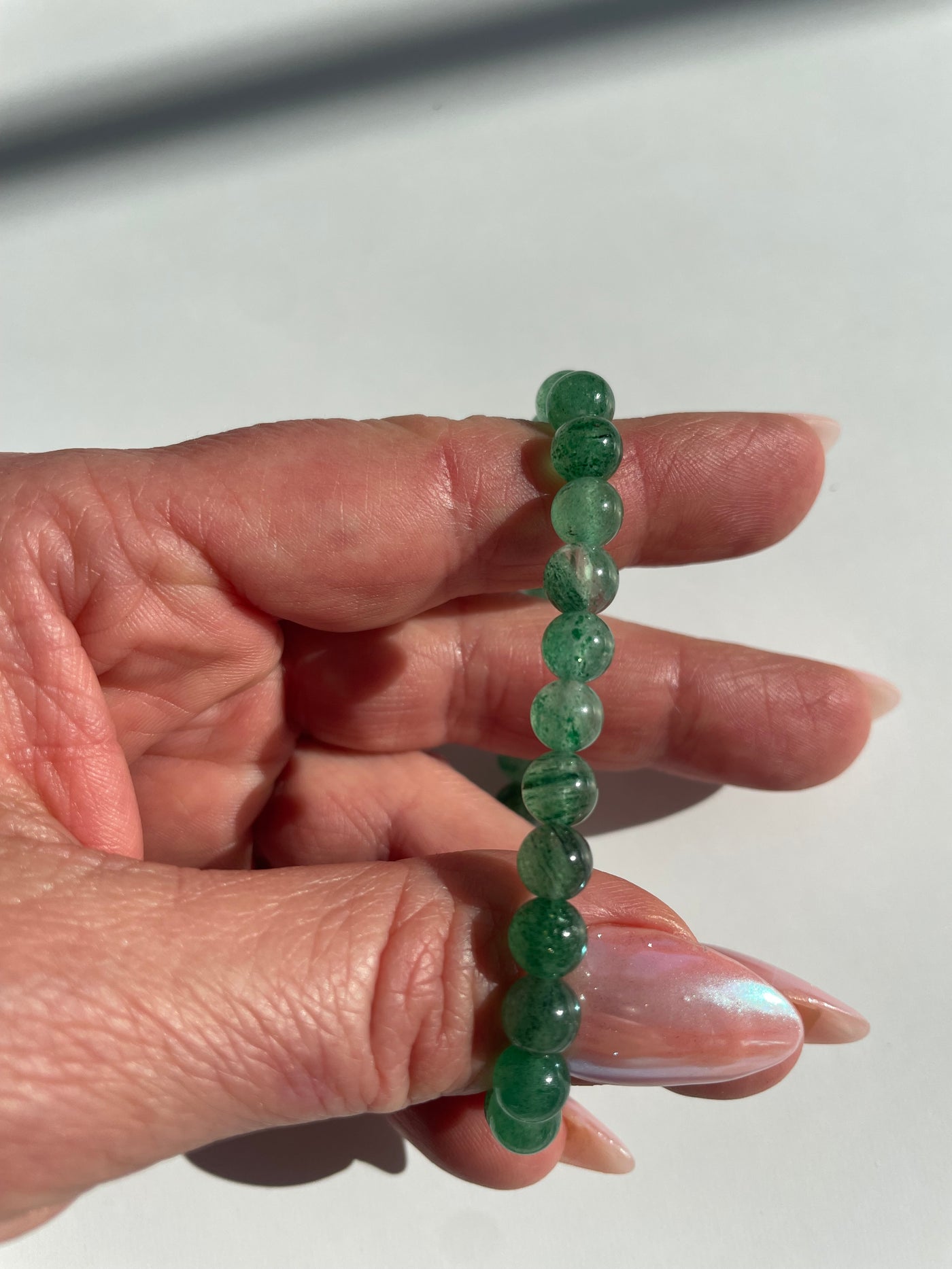 Green Lepidolite Bracelet