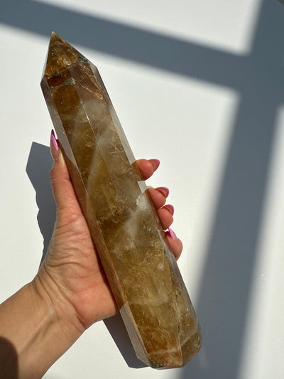 100% Natural Untreated Citrine Tower 1