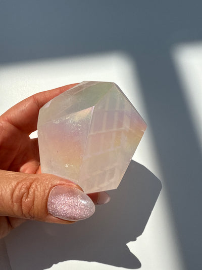 Aura Rose Quartz Piece 8