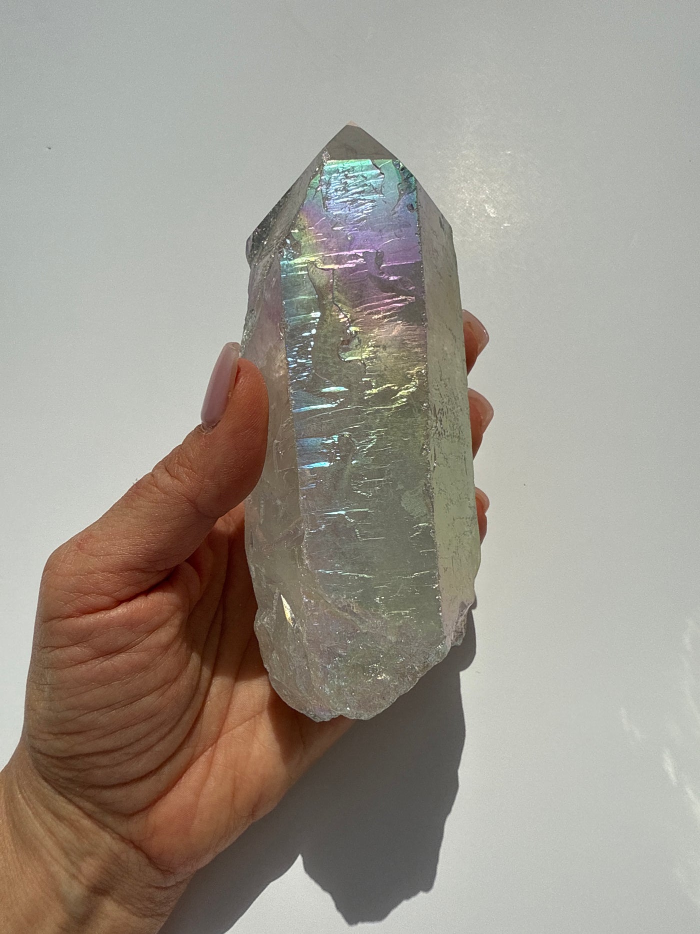 Angel Aura Quartz Statement Point 7