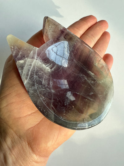 Fluorite Cat Bowl 1