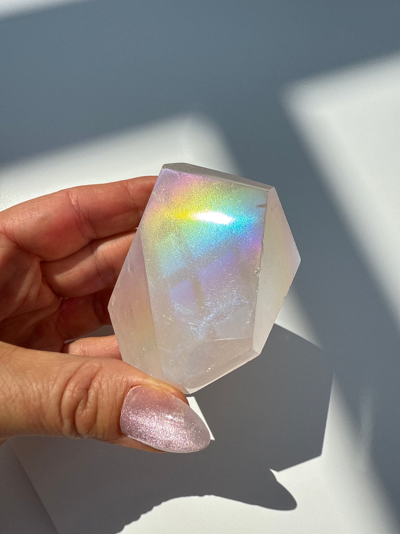 Aura Rose Quartz Piece 8