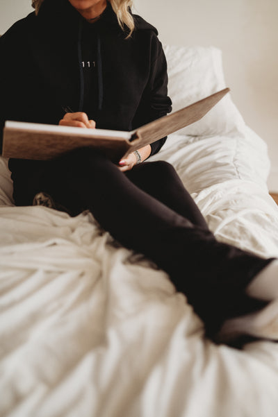 1111 Hoodie in Black