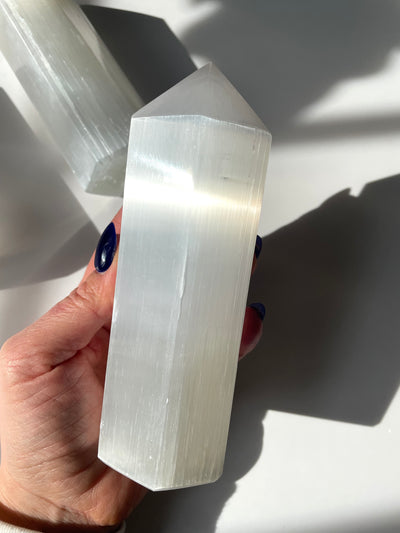 Selenite Obelisk
