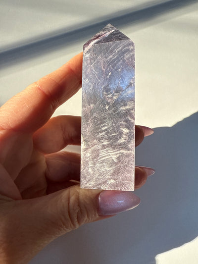 Rare Lepidolite Obelisk 13