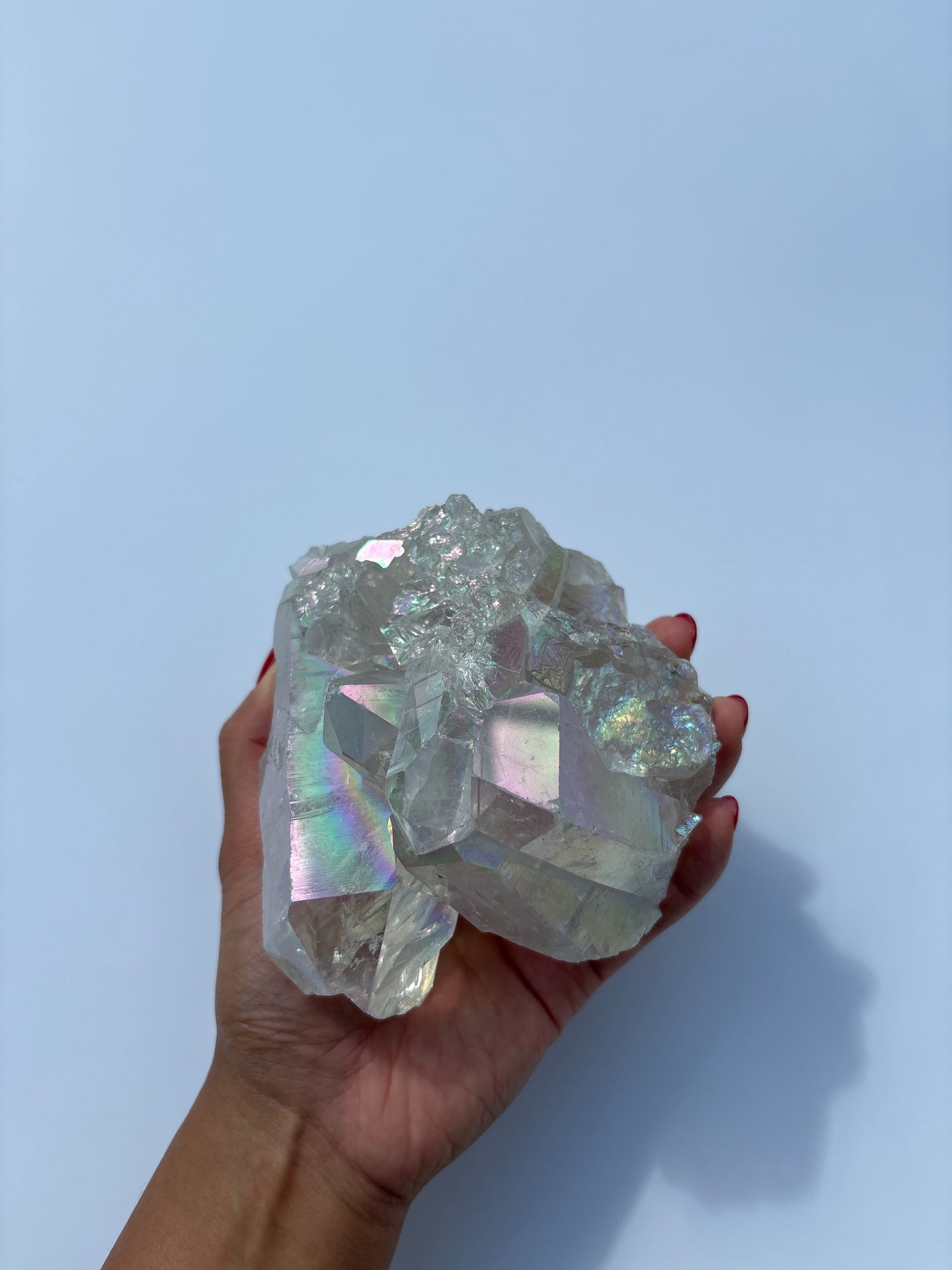 Harmonizing Angel Aura Quartz Cluster 2