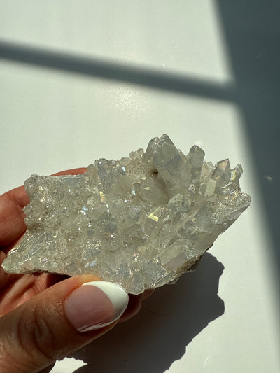 Harmonizing Angel Aura Quartz Cluster 4